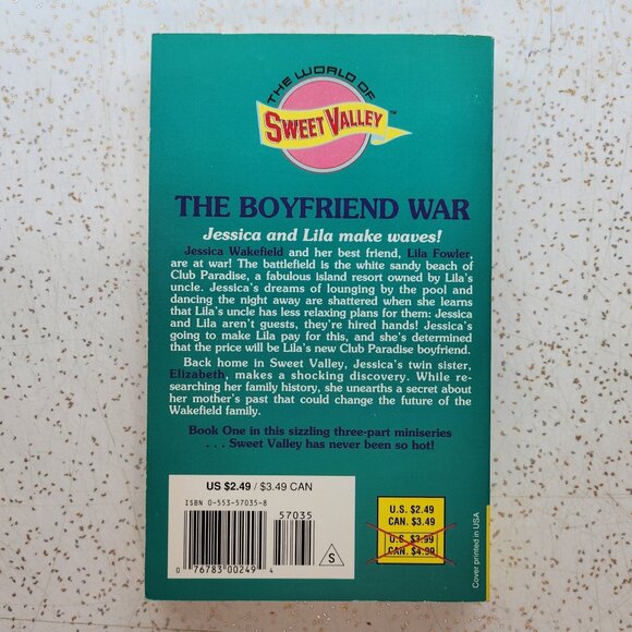 Sweet Valley HIgh # 101 The Boyfriend War - Picture 3 of 3